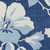 8' X 10' Navy Blue Denim Blue And Ivory Floral Washable Indoor Outdoor Area Rug - Navy Blue, Denim Blue, Ivory