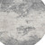 8' Gray And Beige Round Abstract Washable Indoor Outdoor Area Rug