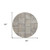 8' Beige Taupe And Brown Round Patchwork Washable Indoor Outdoor Area Rug