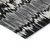 10' X 14' Black Silver And Gray Striped Washable Indoor Outdoor Area Rug