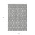 10' X 14' Gray And Light Gray Geometric Washable Indoor Outdoor Area Rug