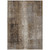 9' X 12' Brown And Ivory Abstract Washable Indoor Outdoor Area Rug - Brown, Ivory