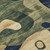 9' X 12' Navy Blue Gold And Olive Green Abstract Washable Indoor Outdoor Area Rug