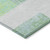 8' X 10' Sage Mint Green Teal Blue And Ivory Geometric Washable Indoor Outdoor Area Rug