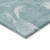 8' X 10' Teal Blue And Aqua Abstract Washable Indoor Outdoor Area Rug