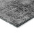 8' Round Gray Round Abstract Washable Non Skid Indoor Outdoor Area Rug Transitional Style - Gray Color