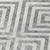 10' X 14' Gray Silver And Ivory Geometric Washable Indoor Outdoor Area Rug