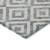 10' X 14' Gray Silver And Ivory Geometric Washable Indoor Outdoor Area Rug