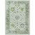 10' X 14' Mint Green And Ivory Floral Washable Indoor Outdoor Area Rug - Mint Green, Ivory