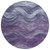 8' Purple And Gray Round Abstract Washable Indoor Outdoor Area Rug