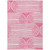 10' X 14' Blush Abstract Washable Non Skid Indoor Outdoor Area Rug