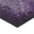8' Round Purple Round Washable Non Skid Indoor Outdoor Area Rug