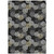 8' X 10' Black Gray And Ivory Polka Dot Washable Indoor Outdoor Area Rug