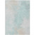 10' X 14' Pale Aqua Beige And Ivory Abstract Washable Indoor Outdoor Area Rug