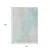 10' X 14' Pale Aqua Beige And Ivory Abstract Washable Indoor Outdoor Area Rug