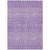 9' X 12' Lavender And Purple Tribal Washable Indoor Outdoor Area Rug