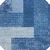 8' Navy Blue And Sky Blue Round Geometric Washable Indoor Outdoor Area Rug Transitional Style - Navy Blue, Sky Blue Color