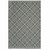 5' X 8' Grey Geometric Stain Resistant Indoor Outdoor Area Rug
