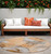 8' Round Orange Round Abstract Washable Non Skid Indoor Outdoor Area Rug - 608219298951