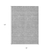 8' X 10' Gray Silver And Ivory Floral Washable Indoor Outdoor Area Rug