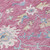8' X 10' Pink Ivory And Denim Blue Floral Washable Indoor Outdoor Area Rug