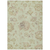 10' X 14' Artichoke Green Mint Green And Taupe Floral Washable Indoor Outdoor Area Rug