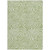 10' X 14' Artichoke Green And Ivory Abstract Washable Indoor Outdoor Area Rug
