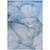 9' X 12' Blue Abstract Washable Non Skid Indoor Outdoor Area Rug Transitional Style - Blue Color