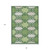 8' X 10' Green And Ivory Trellis Washable Indoor Outdoor Area Rug