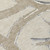 8' Beige Ivory And Gray Round Abstract Washable Indoor Outdoor Area Rug