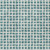 9' X 12' Teal Blue And Ivory Geometric Washable Indoor Outdoor Area Rug Transitional Style - Teal Blue, Ivory Color