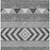 10' X 14' Gray Charcoal And Silver Southwestern Washable Indoor Outdoor Area Rug - Gray, Charcoal, Silver