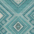 10' X 14' Teal Blue And Ivory Tribal Washable Indoor Outdoor Area Rug