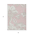 9' X 12' Pink Ivory And Beige Floral Washable Indoor Outdoor Area Rug