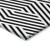10' X 14' Black and White Geometric Washable Non Skid Indoor Outdoor Area Rug