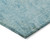 8' X 10' Teal Blue And Gold Abstract Washable Indoor Outdoor Area Rug