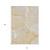10' X 14' Beige Abstract Washable Non Skid Indoor Outdoor Area Rug - 606114970705