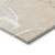 10' X 14' Beige Abstract Washable Non Skid Indoor Outdoor Area Rug - 606114970705