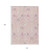10' X 14' Pink Purple And Gray Oriental Washable Indoor Outdoor Area Rug