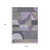 9' X 12' Purple Gray And Beige Geometric Washable Indoor Outdoor Area Rug