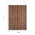 9' X 12' Rust Taupe And Gray Striped Washable Indoor Outdoor Area Rug