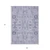 9' X 12' Lavender Purple And Gray Oriental Washable Indoor Outdoor Area Rug