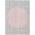 10' X 14' Silver And Pink Striped Washable Indoor Outdoor Area Rug