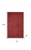 3' X 5' Brick Red Non Skid Indoor Outdoor Area Rug