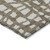 8' X 10' Brown And Ivory Abstract Washable Indoor Outdoor Area Rug