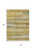 10' X 14' Gold Wheat And Ivory Striped Washable Indoor Outdoor Area Rug - Gold, Wheat, Ivory