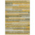 10' X 14' Gold Wheat And Ivory Striped Washable Indoor Outdoor Area Rug - Gold, Wheat, Ivory