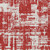 9' X 12' Red And Ivory Abstract Washable Indoor Outdoor Area Rug