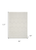 5' X 7' Ivory Indoor Outdoor Area Rug