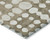 8' X 10' Taupe And Ivory Abstract Washable Indoor Outdoor Area Rug